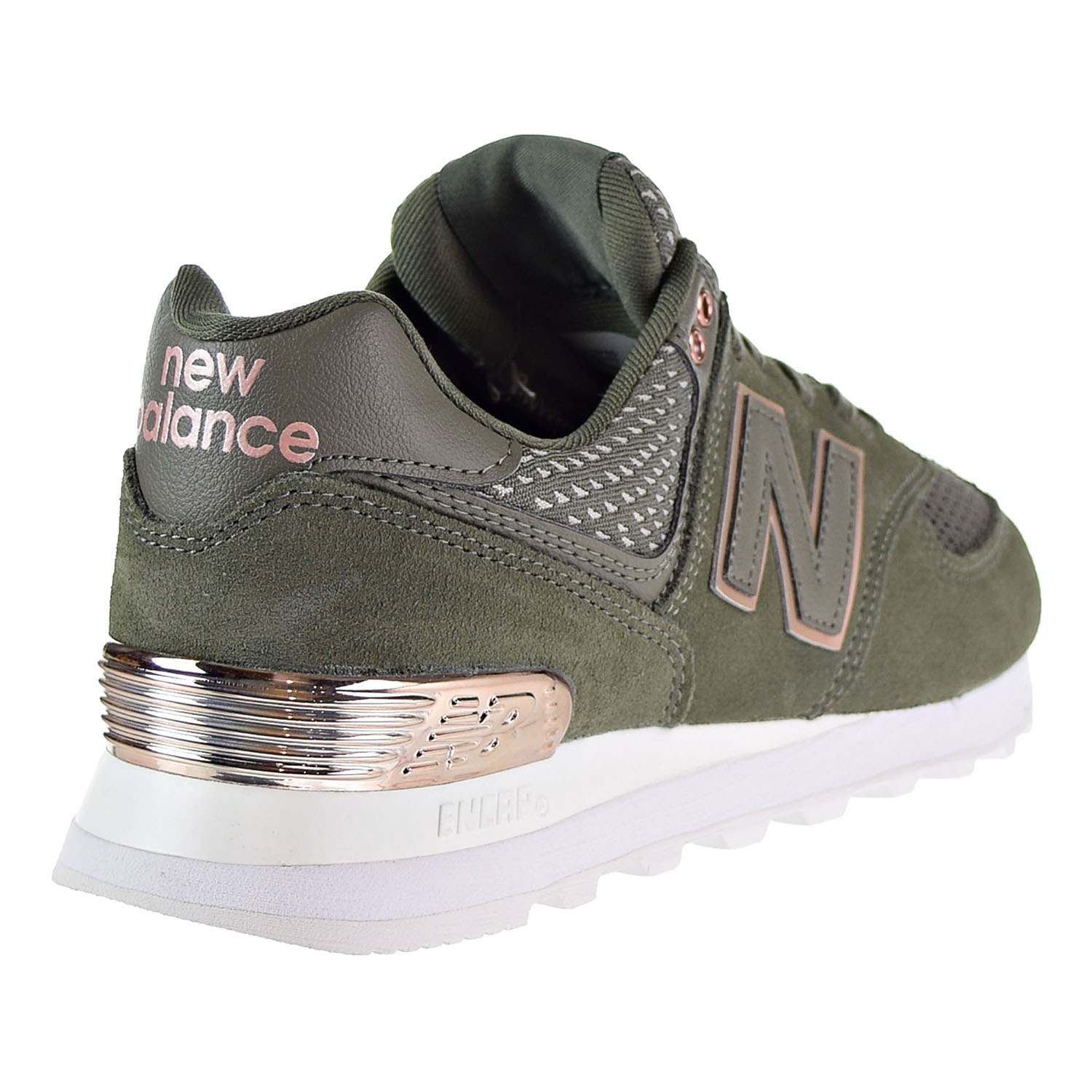 new balance 574 all day rose olive